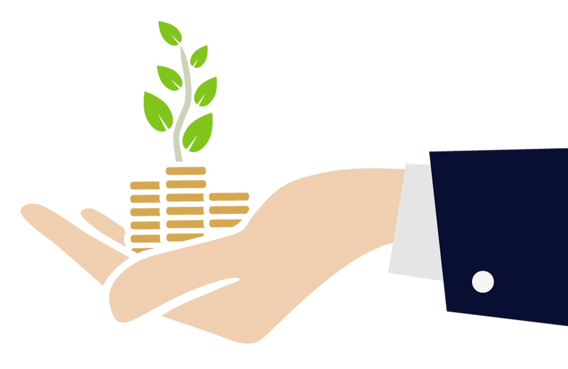 Hand holding money